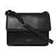 Pammi, stor sort crossbody i skind med overslag