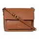Pammi, Belsac stor cognac crossbody i skind med overslag