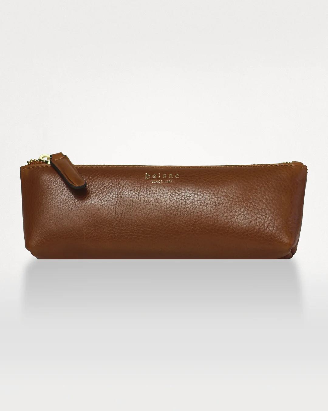 Athena penalhus i cognac læder, forfra