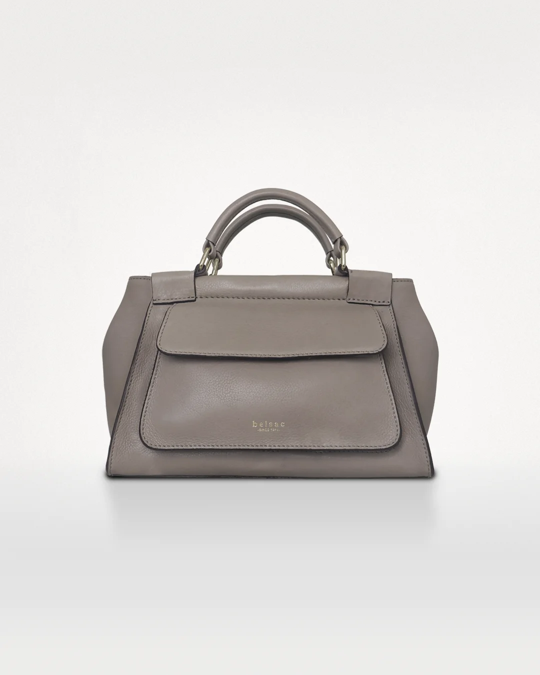 Rachel i grå læder, front