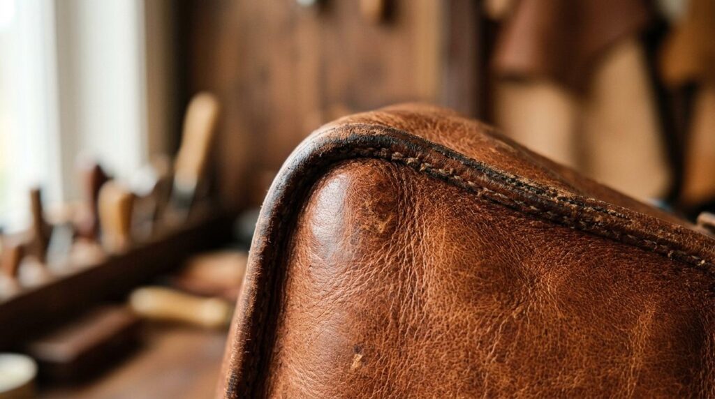 full grain vs top grain læder