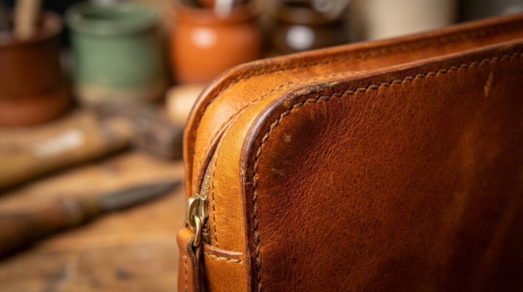 lædergave til hende