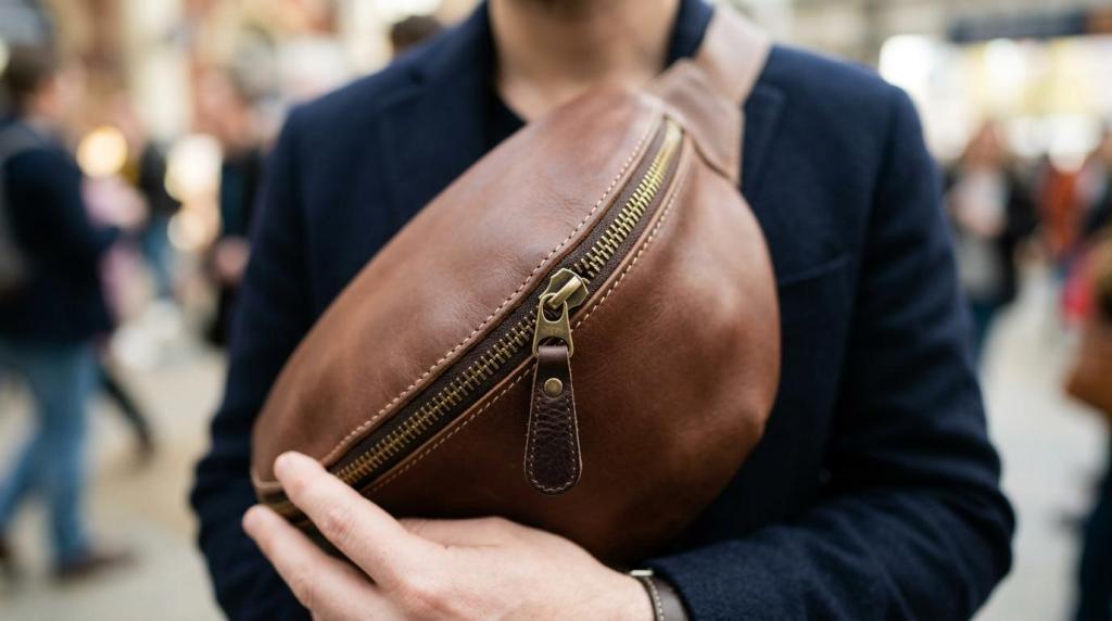 bumbag læder