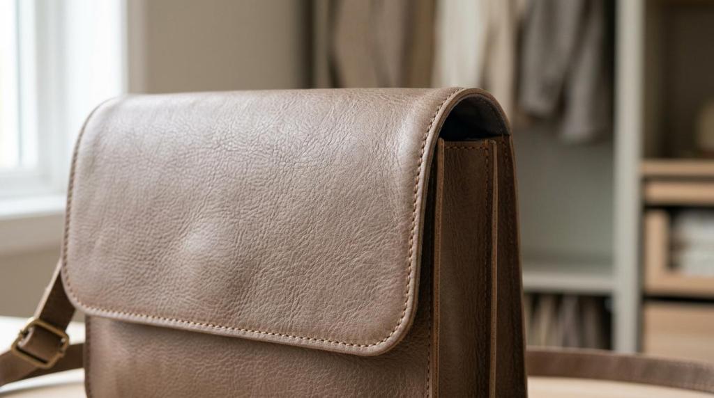 crossbody taupe